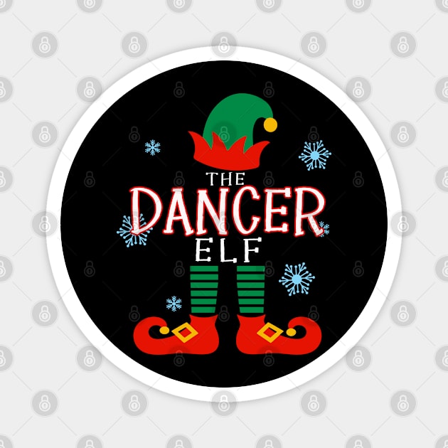 Dancer  Christmas Elf Gifts Magnet by FamilyLove